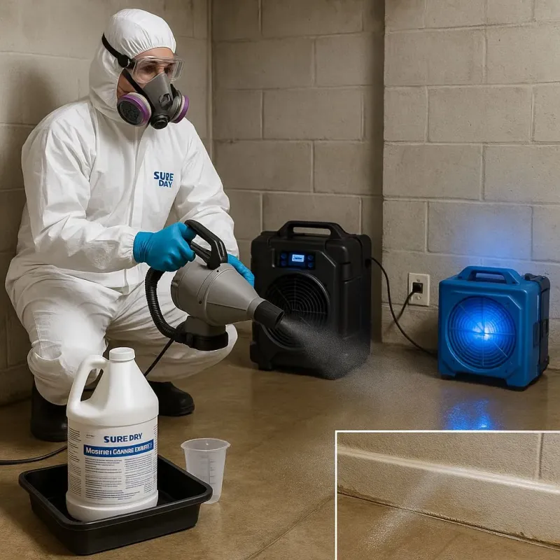 Sanitization and Odor Removal process in Sherrelwood, CO